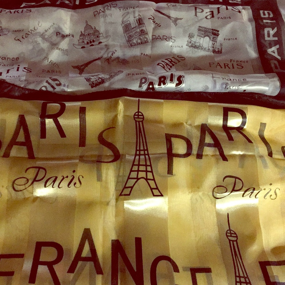 39x39 Paris Scarves- Black/White and Gold/Black